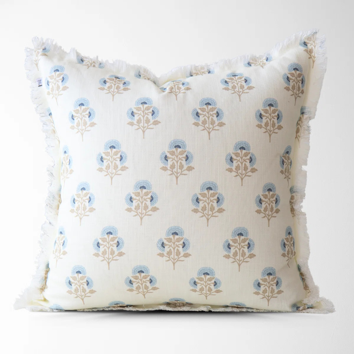 Henrietta Petite Fleur Block Print Pillow Cover | Wayfair North America