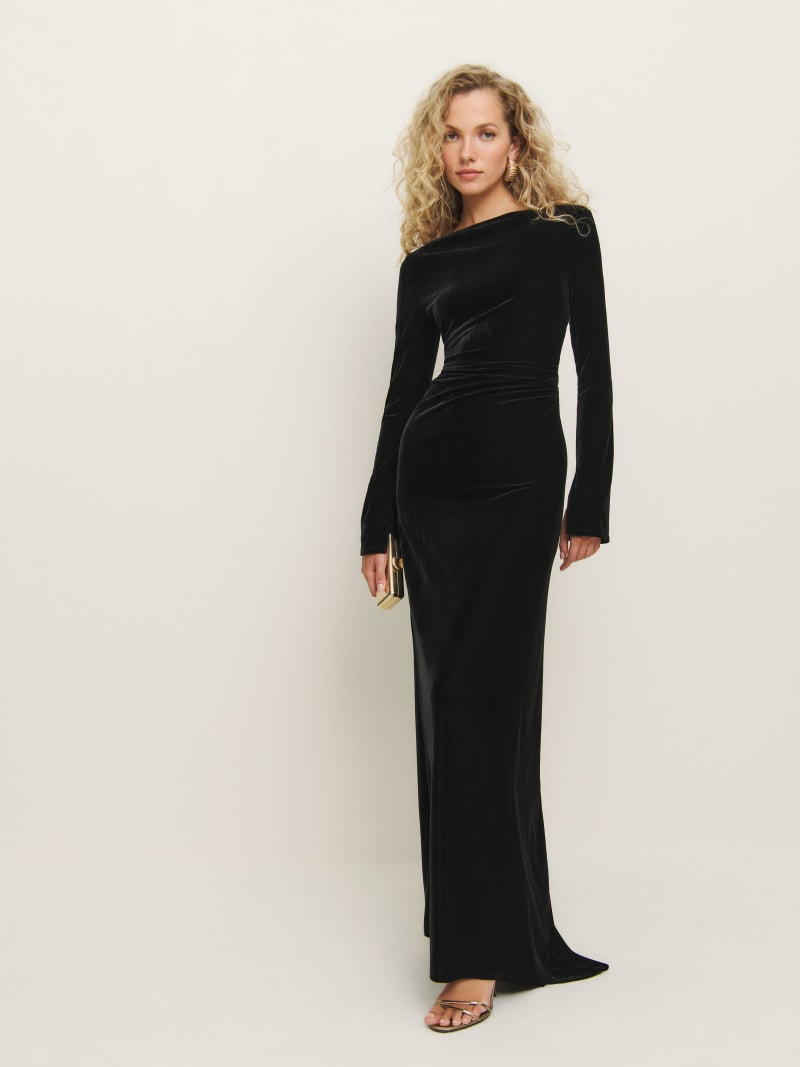 Donya Velvet Dress | Reformation (Global)