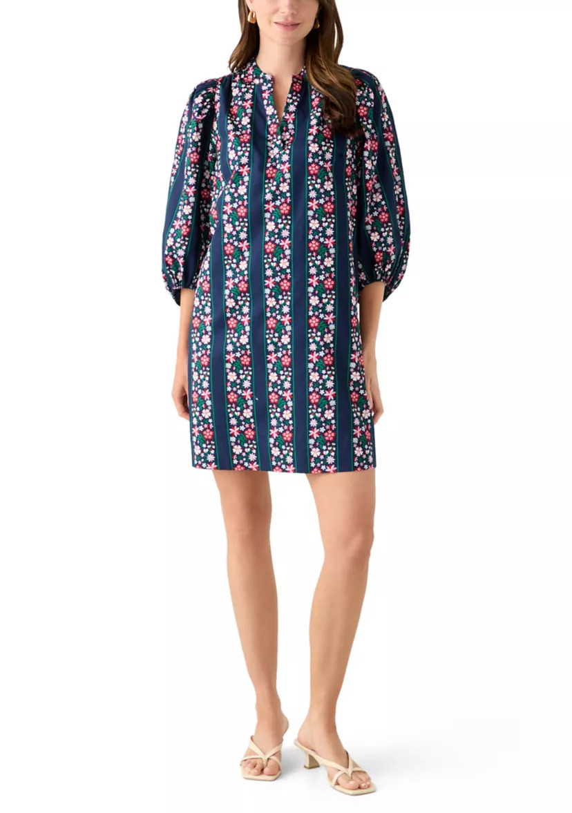 Women's Puff Sleeve Printed Dress | Belk