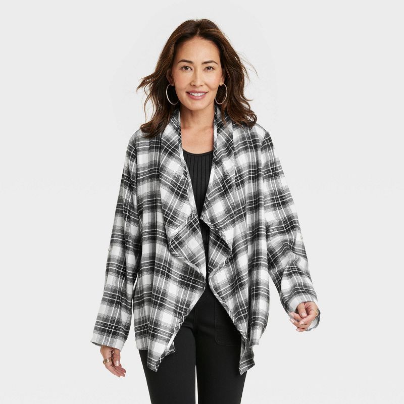 Women's Plaid Flannel Jacket - Knox Rose™ | Target