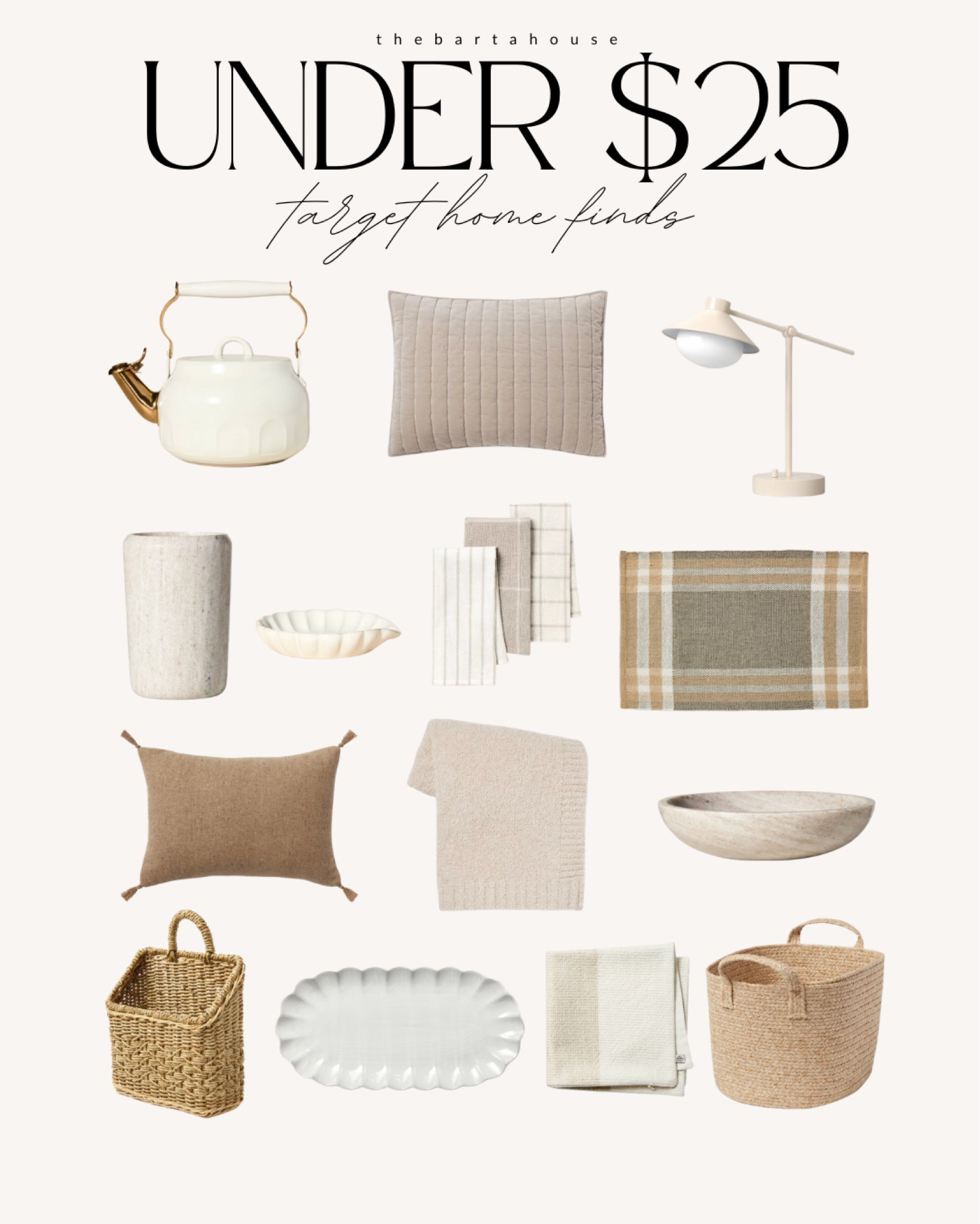 Under $25 favorite finds at target! 

#LTKGiftGuide #LTKSaleAlert #LTKHome