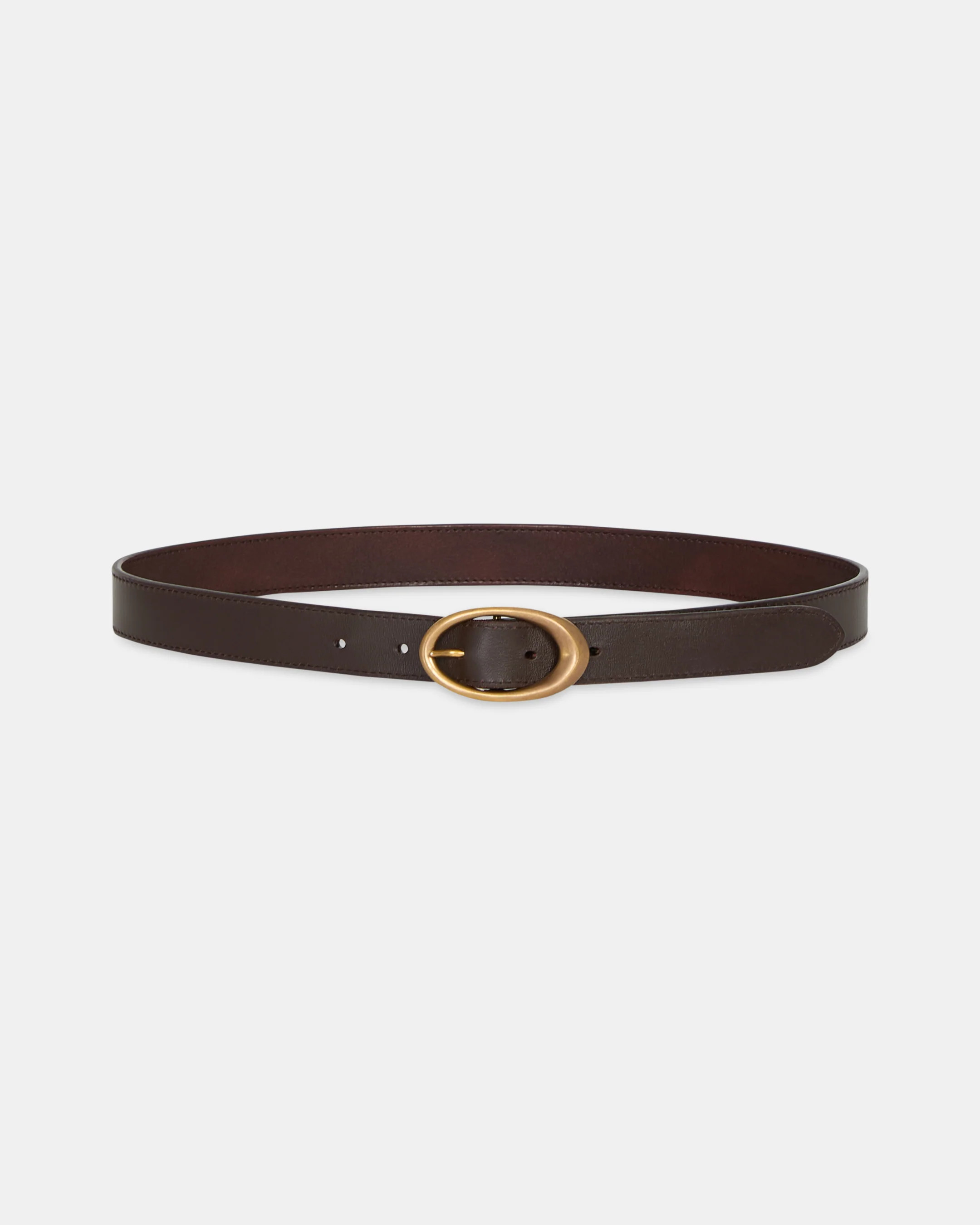 Narrow Belt in Leather | TWP