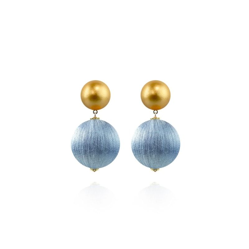 Sonia Earrings in Sky Blue | Wolf and Badger (Global excl. US)