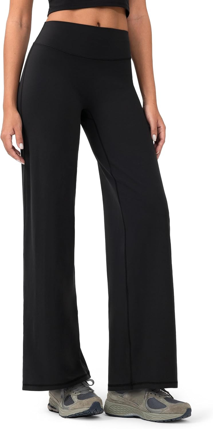 Colorfulkoala Dreamlux No Front Seam Wide Leg Yoga Pants 29.5"/31.5" | Amazon (US)