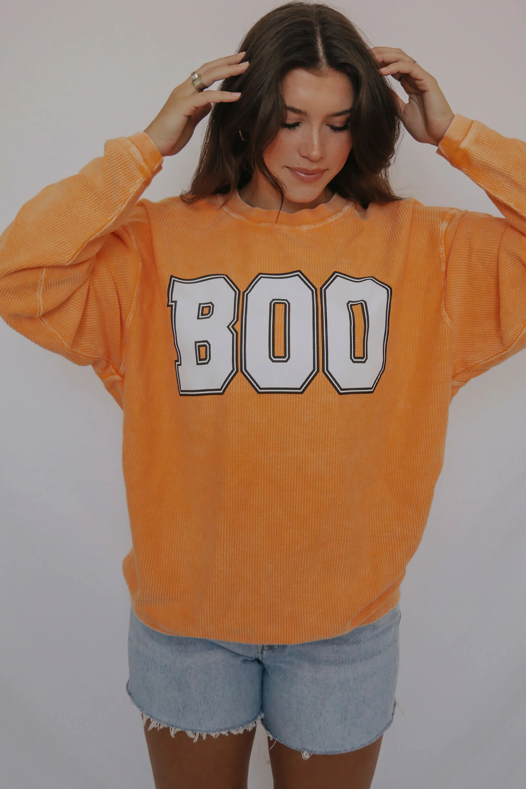 charlie southern: boo corded sweatshirt | RIFFRAFF