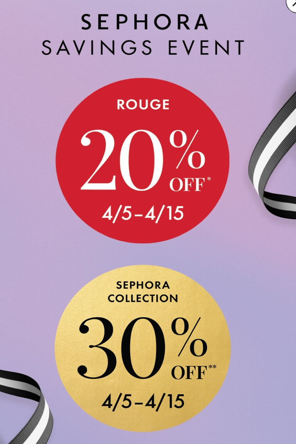 SEPHORA SALE IS LIVE