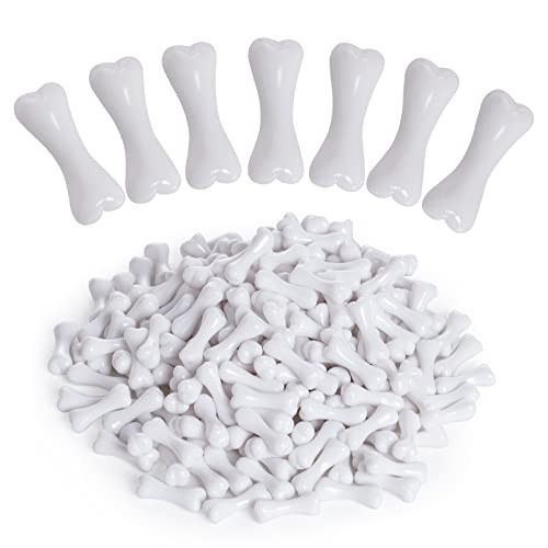 200pcs Halloween Skeleton Bones Mini Bones White Plastic Bones Halloween Skeleton Bone Decoration for Crafts Party Props Decoration | Amazon (US)