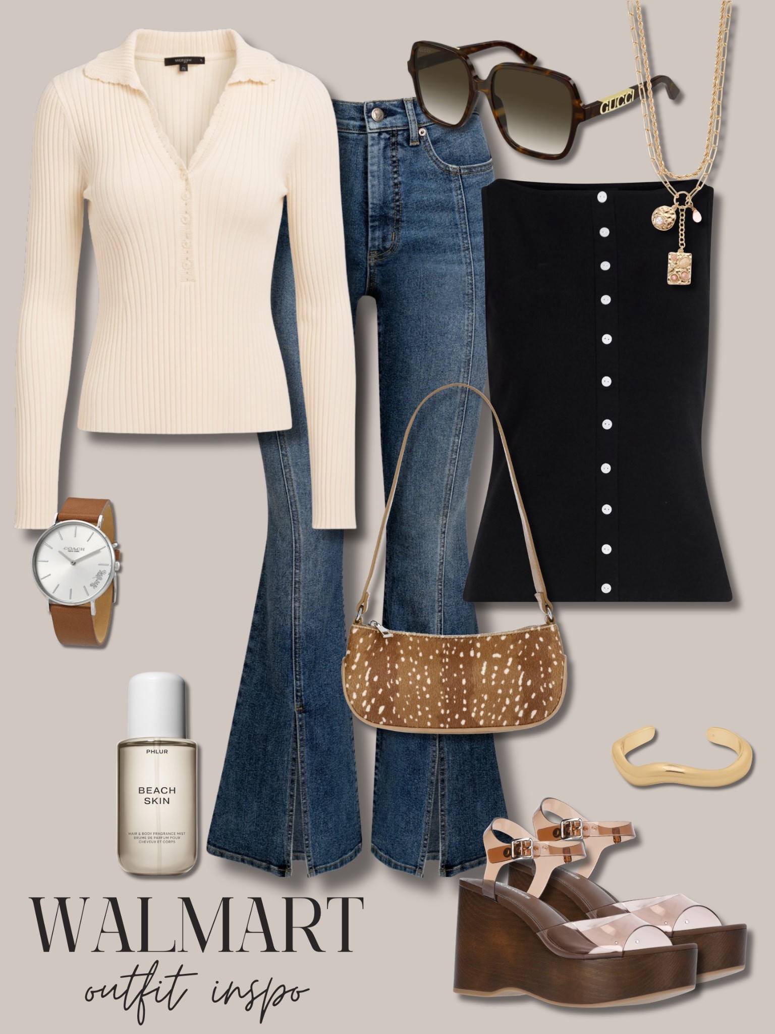 Elevated outfit inspo from Walmart✨ 

📍Where to wear: dates, anniversary, girls brunch, weekend outings, sporting events, work // office , travel day, road trips, flights, target, shopping days, meetings, beach , pool, resort, workout, running errands, church. 

Ootd, outfit Inspo, fashion finds, trending, cozy, casual outfits, modest outfit, classy casual, look for less, winter fashion 2026, free people, designer, girly, chic, trendy, elevated basics, everyday style, winter wear, spring fashion, winter style, winter ootd, Ugg season, winter style edit, LTK outfit inspo, Amazon winter fashion, Walmart winter fashion, designer inspired looks, Target fashion, Target finds. 

#LTKootd #LTKSeasonal
