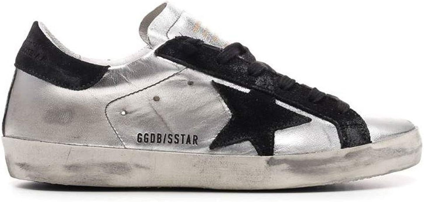 Golden Goose Deluxe Brand Superstar Laminated Upper Heel Womens Sneaker | Amazon (US)