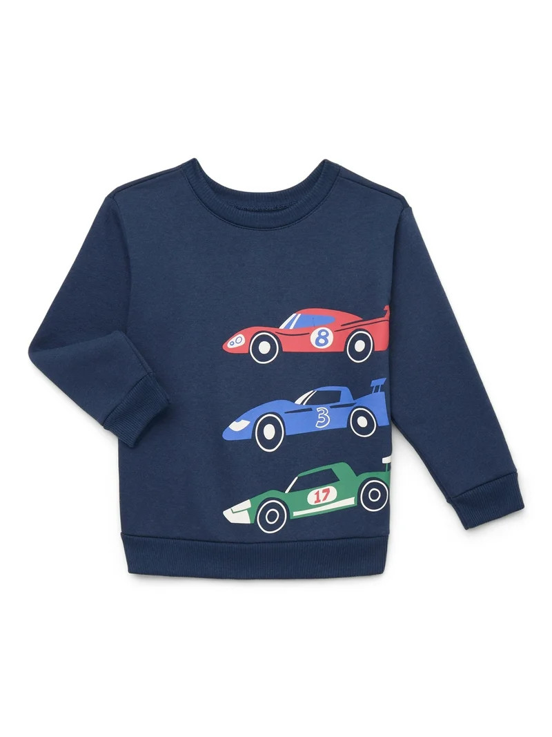 Garanimals Toddler Boy Graphic Fleece Sweatshirt, Sizes 2T-5T | Walmart (US)