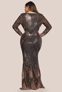 Dresses | Starburst Sequin Maxi Dress | Goddiva | Debenhams UK