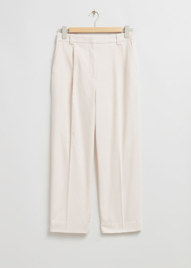 Faltenhose mit geradem Bein | & Other Stories (DE + FR)