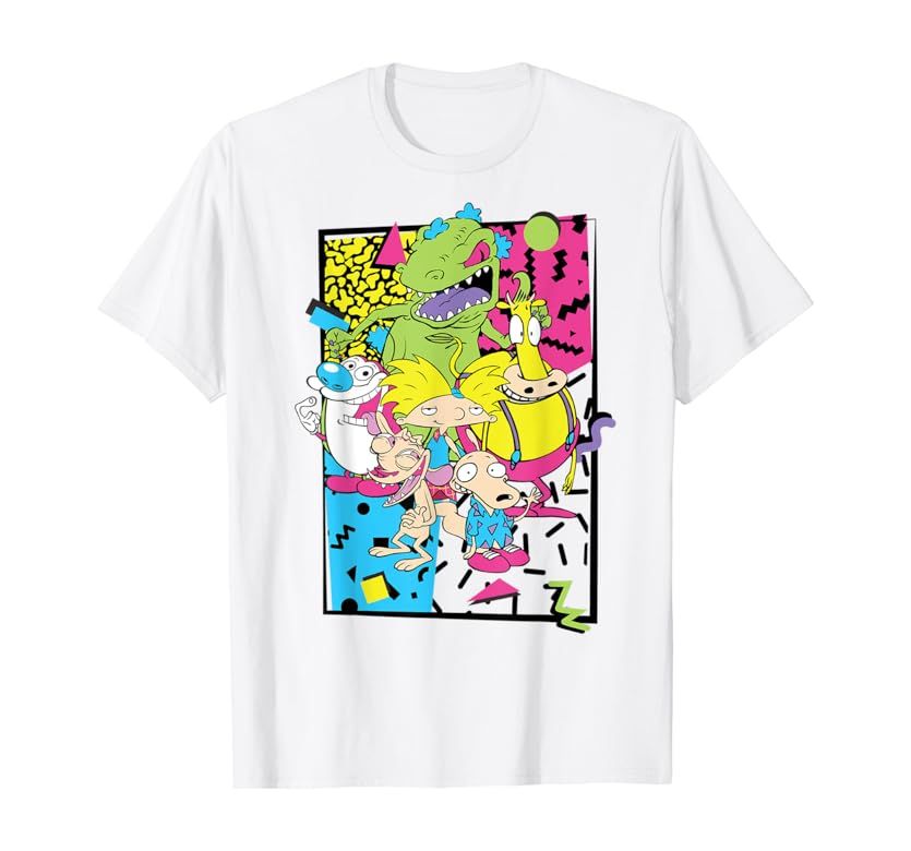 Nickelodeon Retro 90s Nick Party T-Shirt | Amazon (US)