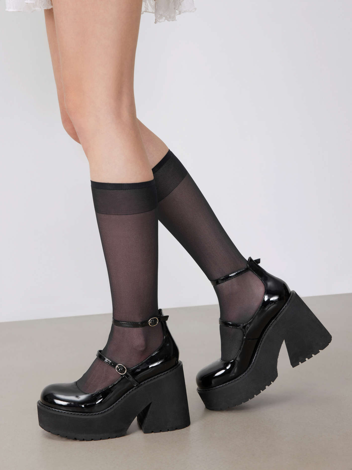 Chunky Heeled Double Strap Mary Jane Shoes For School Daily Casual Date Music Festival/Live House... | Cider