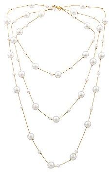 petit moments Madison Necklace in Pearl from Revolve.com | Revolve Clothing (Global)