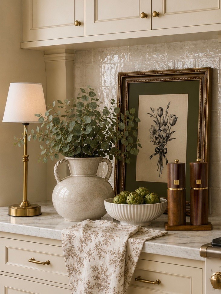 Amazon Kitchen Finds That Instantly Elevate Your Countertops

Follow @farmtotablecreations on Instagram for more cozy neutral home finds and styling inspiration.

Amazon has been SO good lately for timeless kitchen styling finds. The ceramic vase, eucalyptus stems, antique-inspired artwork, fluted bowl, walnut salt + pepper mills, and brass lamp all work together to create that warm collected designer look. These are the kinds of pieces that make a kitchen feel layered, cozy, and beautifully styled without a full makeover.

#amazonhome #kitchenfinds #kitchendecor #countertopdecor #neutralhome

amazon kitchen finds | kitchen countertop decor | neutral kitchen styling | ceramic vase | eucalyptus stems | brass lamp | fluted bowl | walnut salt and pepper shakers | floral kitchen towel | antique artwork | marble kitchen | cozy kitchen decor | designer look for less | warm neutral decor | luxury kitchen styling | kitchen accessories | collected home style | timeless decor | elegant kitchen finds | amazon decor finds | home styling ideas | kitchen inspiration | neutral home decor | mcgee inspired | cozy home finds

#LTKHome #LTKSaleAlert