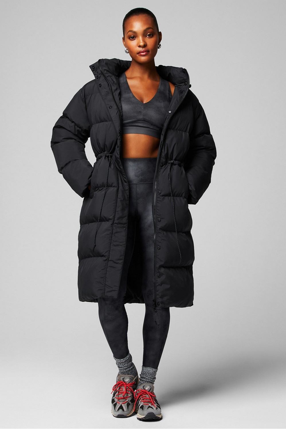 Essential Long Puffer | Fabletics - North America