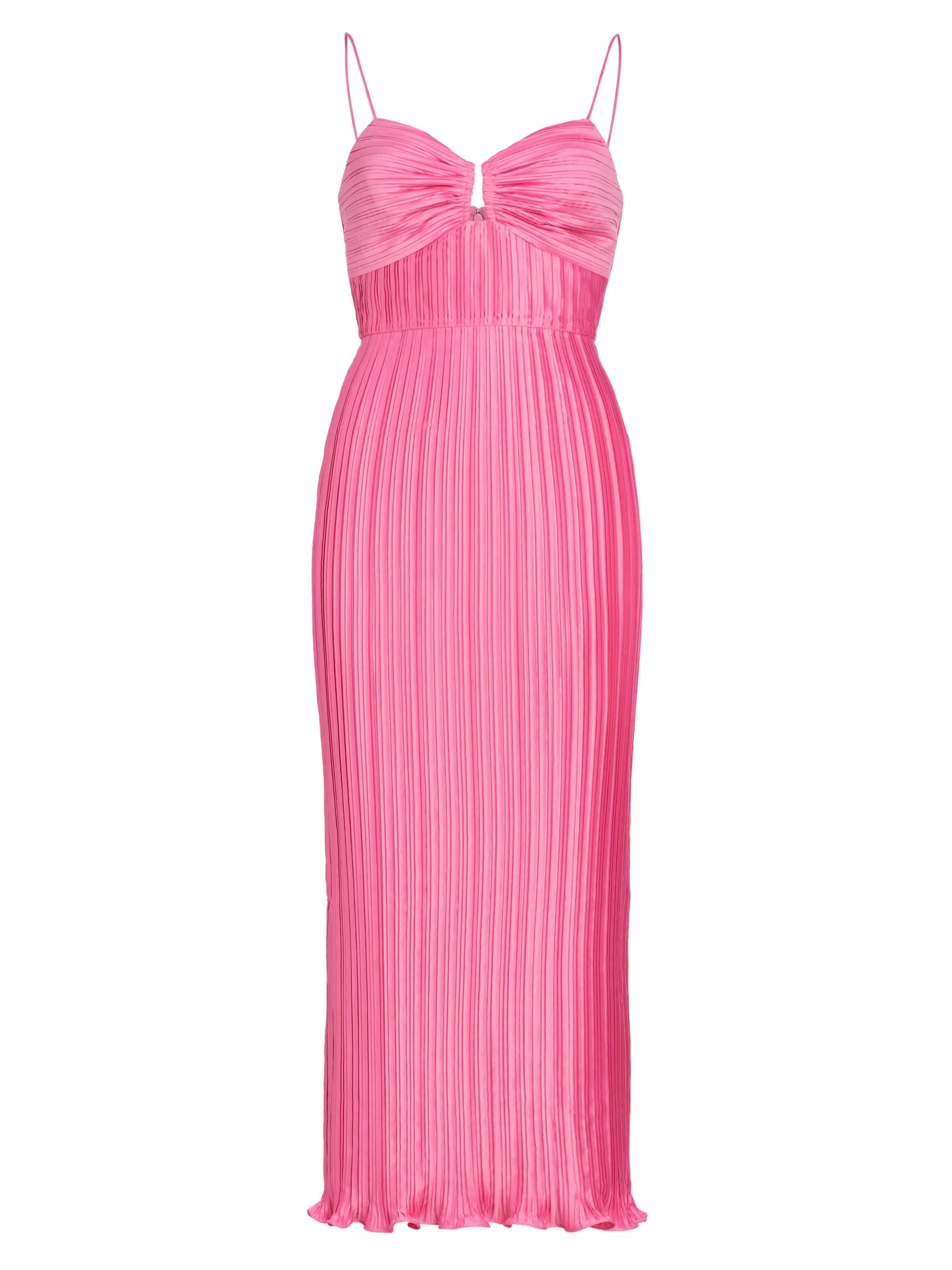 Dannie Pleated Midi-Dress | Saks Fifth Avenue