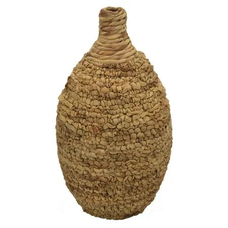 Plutus Brands Hyacinth Vase- Natural in Brown Natural Fiber | Walmart (US)