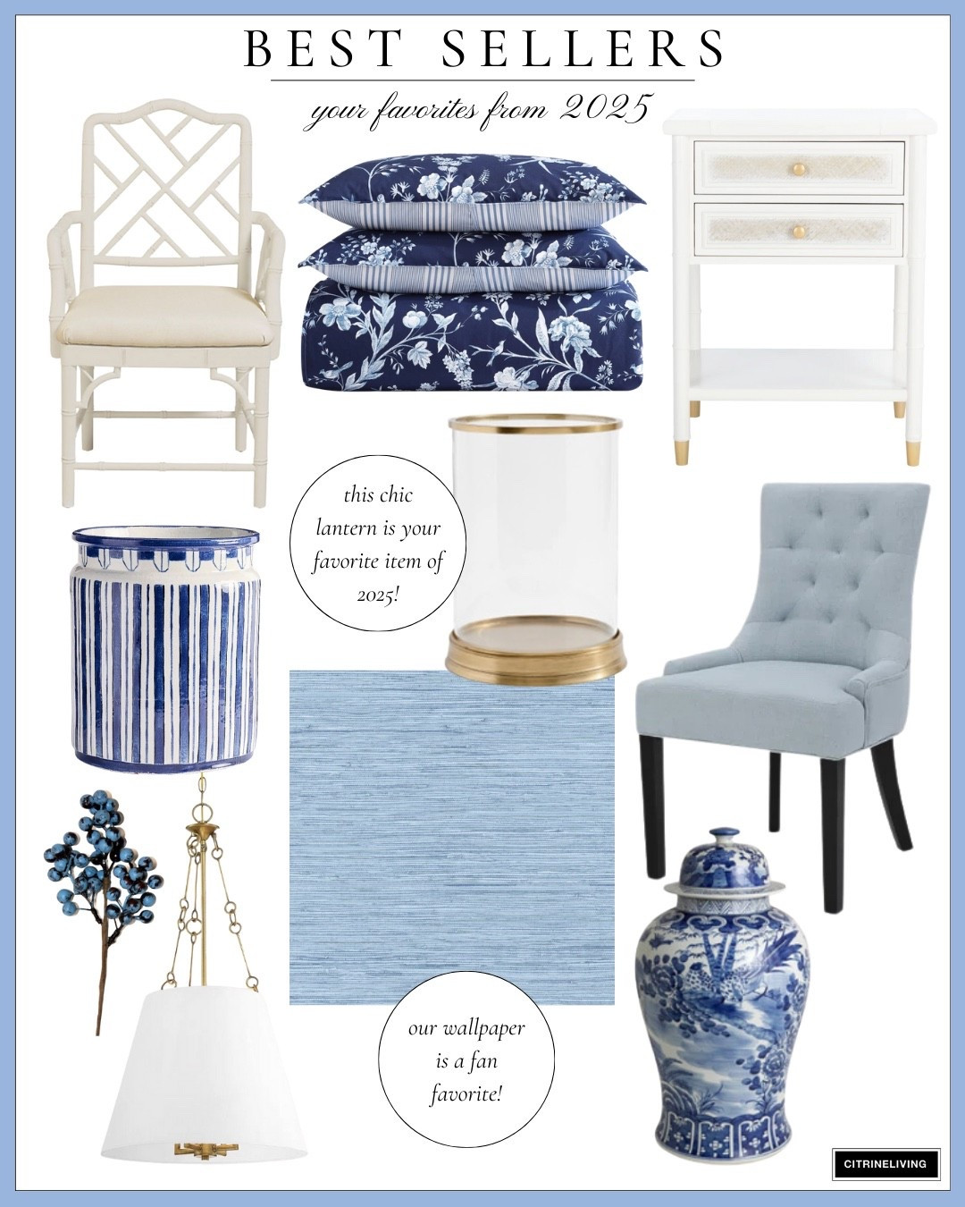 Best sellers from 2025!!

Chic home, chic home decor, coastal home, blue and white home decor, home finds

#LTKSeasonal #LTKHome