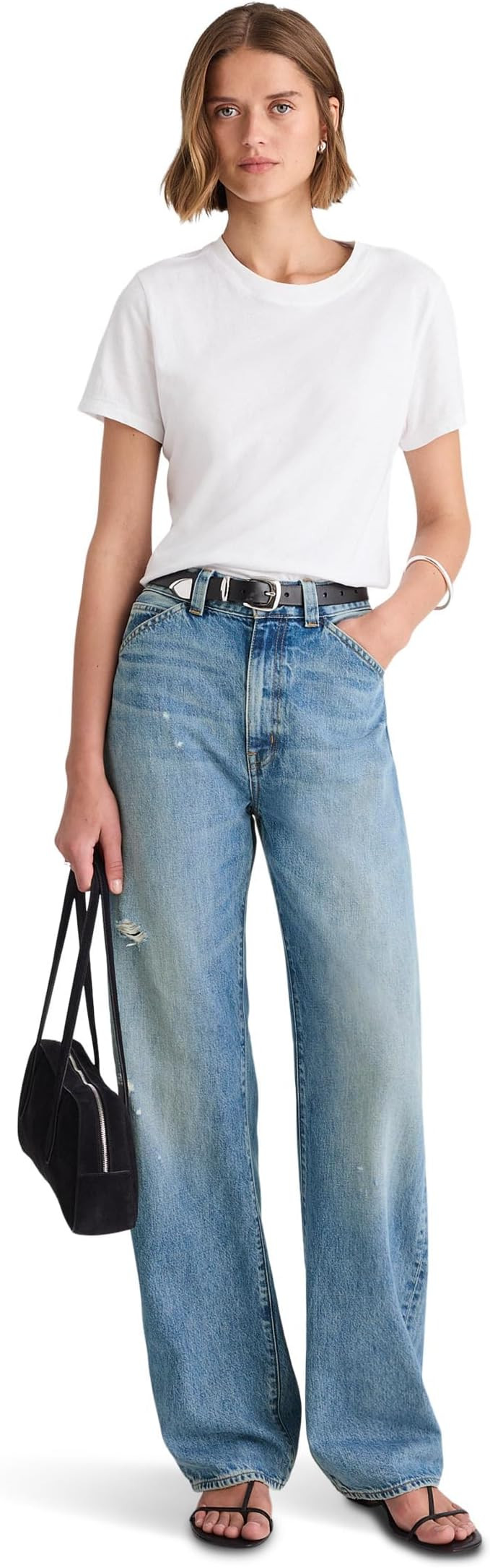 Madewell Womens Balloon Jean in Dobbins Wash | Amazon (US)