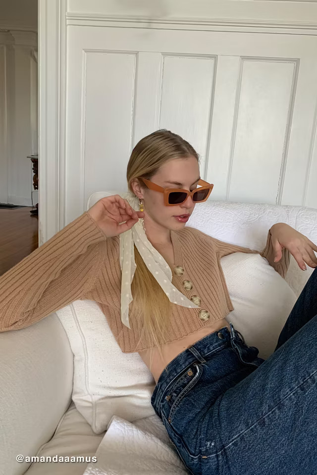 Wren Angular Rectangle Sunglasses | Urban Outfitters (US and RoW)