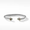 Cable Classics Color Bracelet with Prasiolite and 14K Yellow Gold | David Yurman