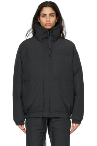 Black Nylon Puffer Jacket | SSENSE