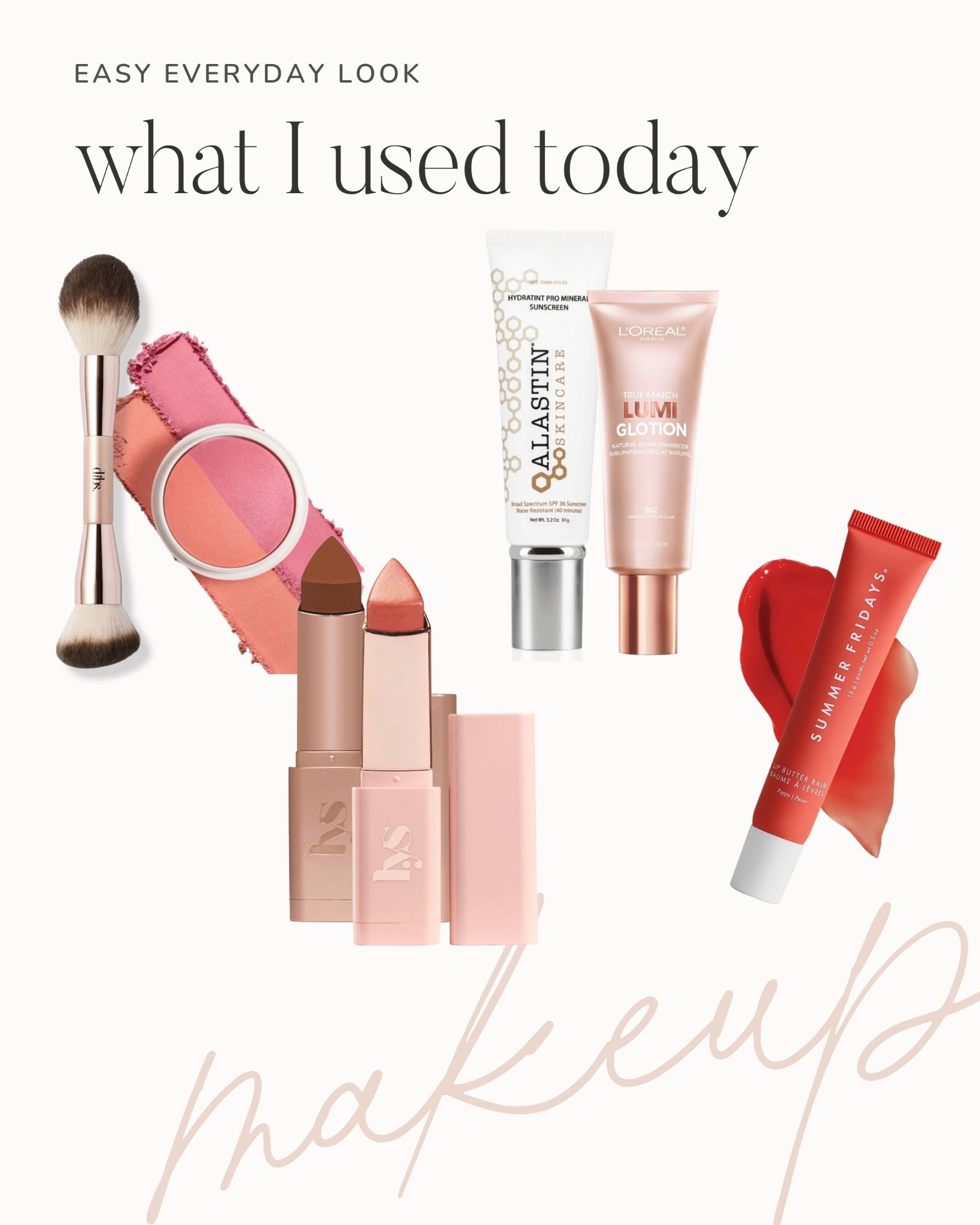 Glowy summer now makeup look 🙌🏻 great colors for autumn girls 