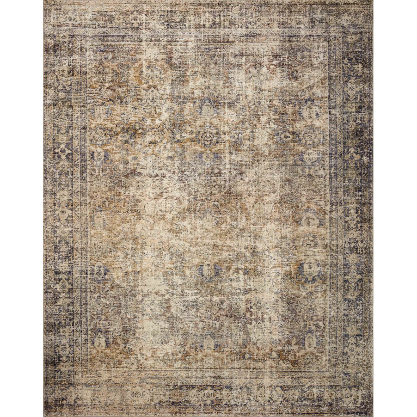 Amber Lewis x Loloi Morgan Sunset / Ink Area Rug feat. CloudPile | Wayfair North America