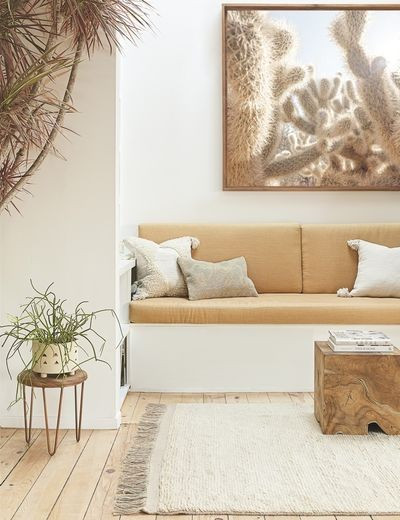 Amir Moroccan Shag Rug, Natural | Lulu and Georgia 