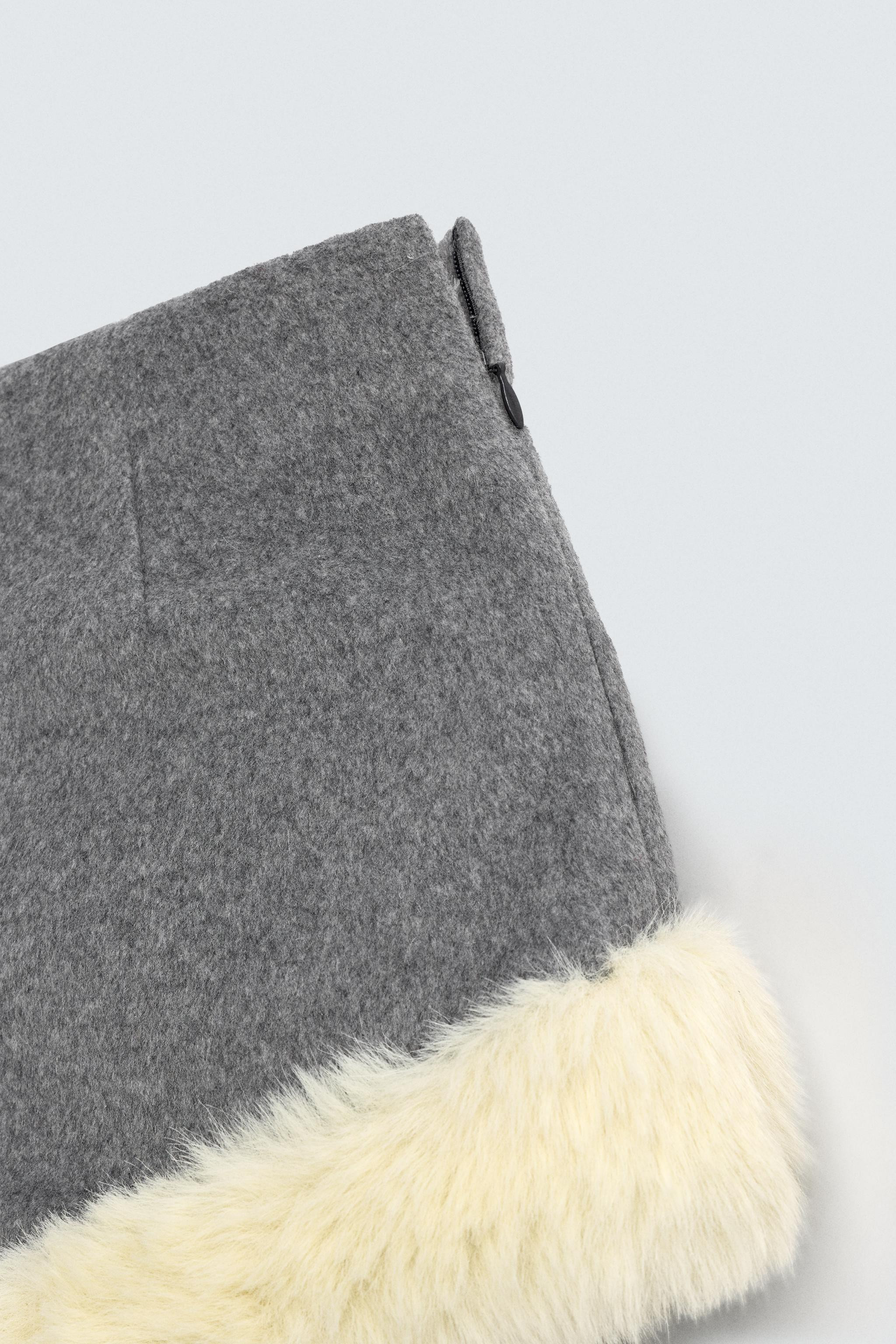 CONTRAST FAUX FUR SHORTS HARRY LAMBERT FOR ZARA X DISNEY | Zara US