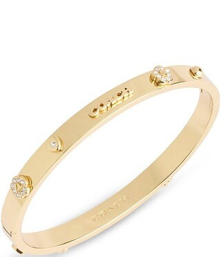 COACH Signature Mixed Motif Bangle Bracelet | Dillard's | Dillard's