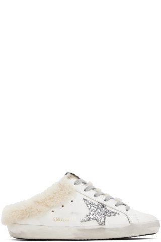 SSENSE Exclusive White Super-Star Sabot Sneakers | SSENSE