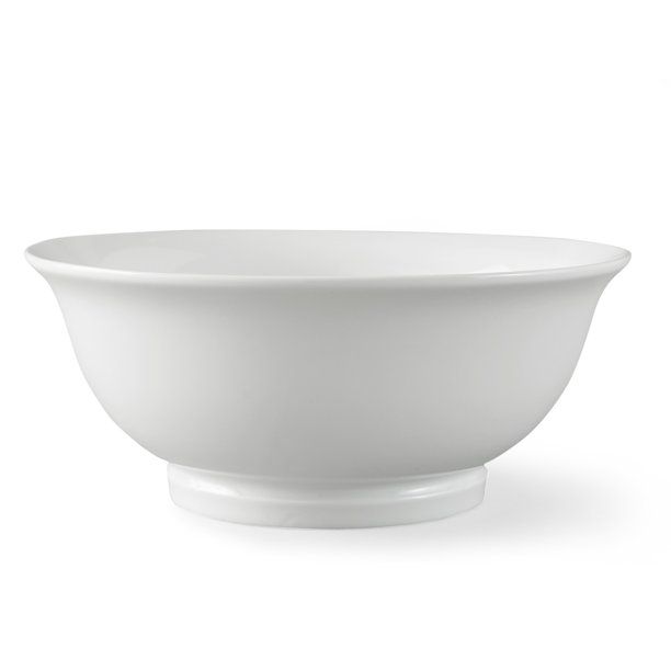 Better Homes & Gardens Porcelain Large Footed Serve Bowl - Walmart.com | Walmart (US)