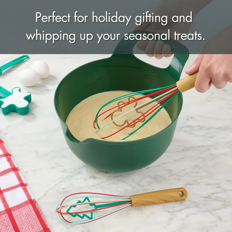 Holiday Time Festive 2-Piece Whisk Set with 12-Inch and 8.5-Inch Sizes | Walmart (US)