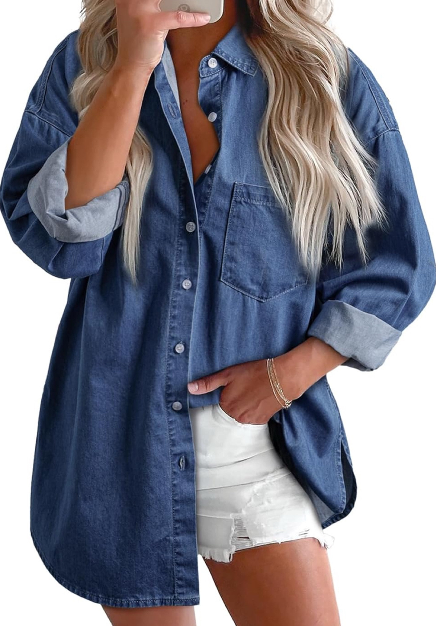 20% off 🎁

Astylish Women Denim Shirts Button Down Blouse Long Sleeve V Neck Casual Tops

#LTKSaleAlert #LTKStyleTip