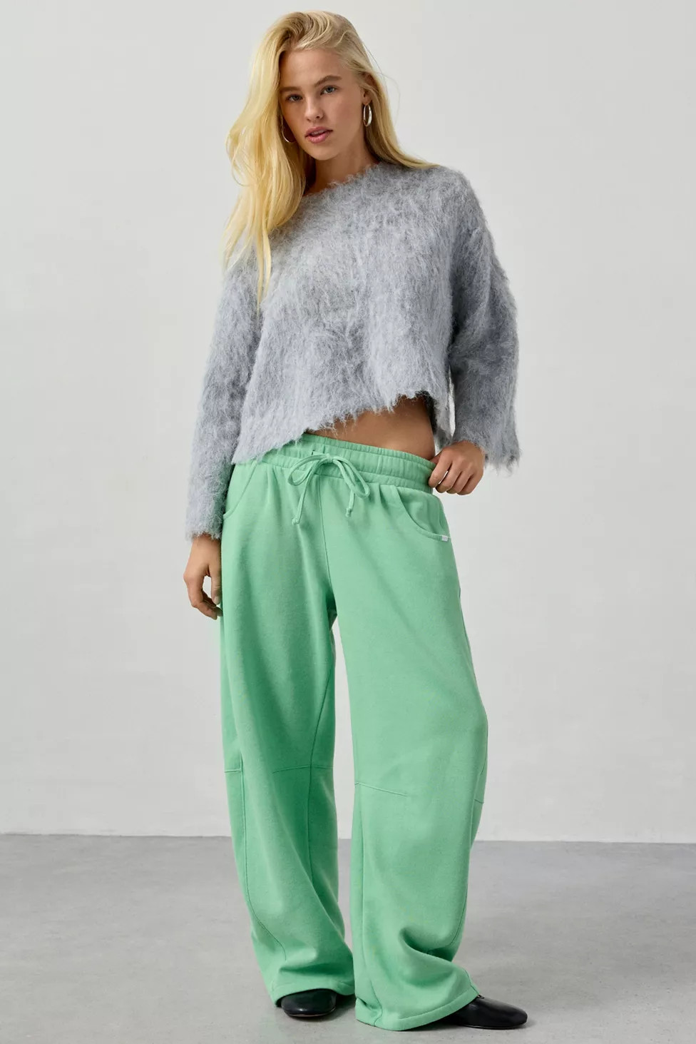 Out From Under Essential Barrel Leg Full Length Sweatpant | Urban Outfitters (US and RoW)