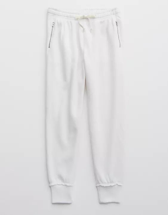 Aerie Fleece-Of-Mind Zip Jogger | American Eagle Outfitters (US & CA)