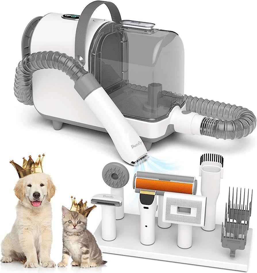 Bunfly Professional Grooming Clippers with 5 Proven Grooming Tools for Dogs Cats and Other Animal... | Amazon (US)