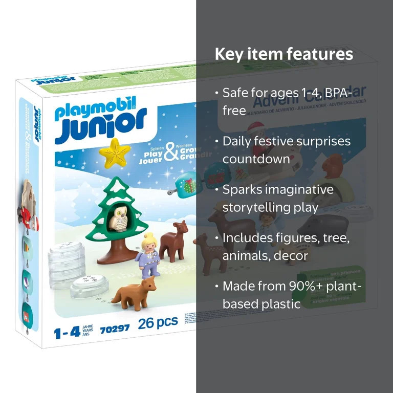 Playmobil Junior Advent Calendar: Snowy Christmas | Walmart (US)