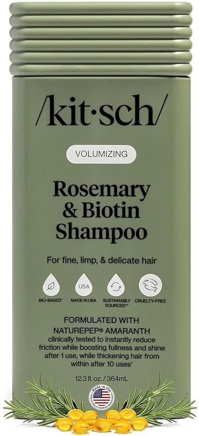 Kitsch Volumizing Rosemary & Biotin Liquid Shampoo for Hair Growth – Shampoo for Women & Men, B... | Amazon (US)