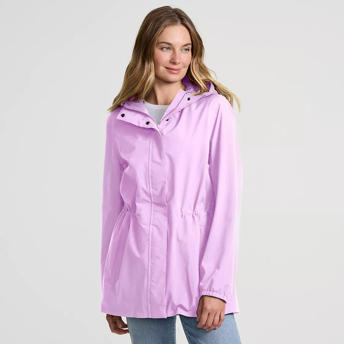 Squall Packable Waterproof Raincoat | Lands' End (US)