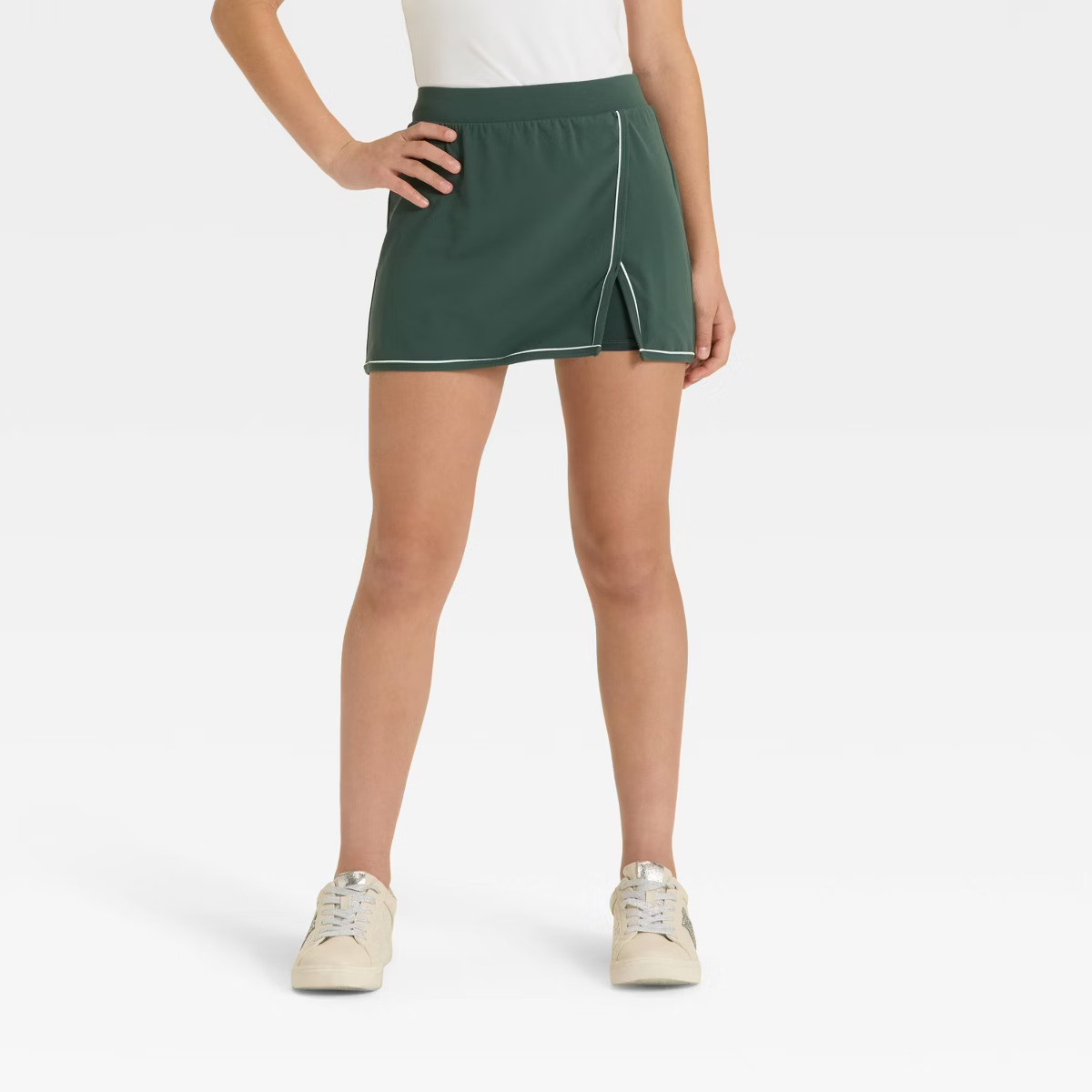 Girls' Everyday Soft Piped Skort - All In Motion™ | Target