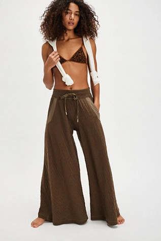 Wait A Minute Wide-Leg Lounge Pants | Free People (Global - UK&FR Excluded)