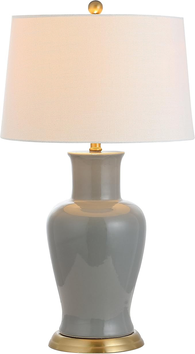 JONATHAN Y JYL4026C Julian 29" Ceramic LED Table Lamp Traditional Transitional Bedside Desk Night... | Amazon (US)