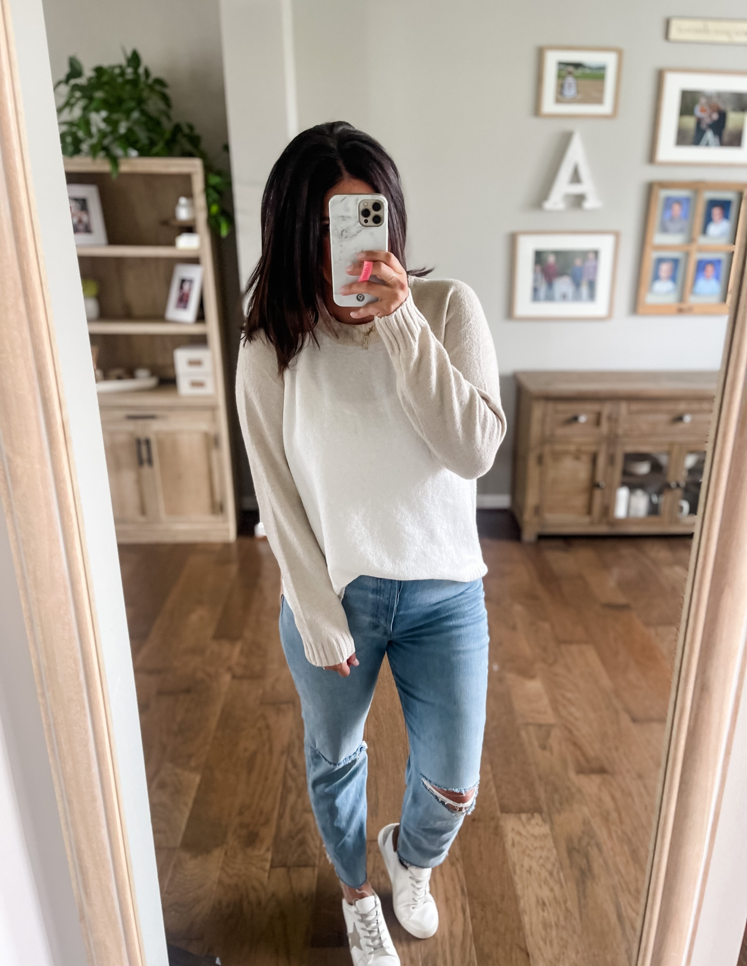 The most comfortable sweater!!! 
Walmart finds 
Size large 

#LTKstyletip #LTKunder50 #LTKSeasonal