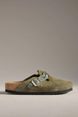 Birkenstock Boston Braided Clogs | Anthropologie (US)