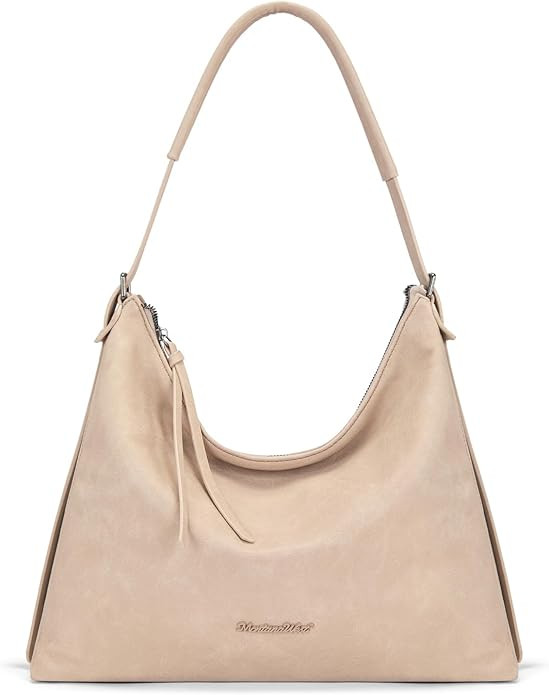 Montana West Hobo Bags for Women Slouchy Shoulder Handbags Ultra Soft Vegan Leather Ladies Crossb... | Amazon (US)