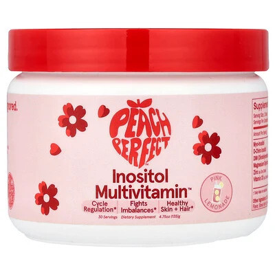 Peach Perfect, Inositol Multivitamin™, Pink Lemonade, 4.75 oz (135 g) | iHerb